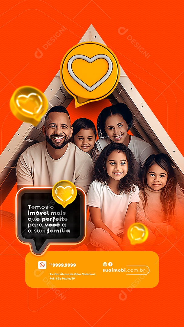 Story Temos O Imóvel Mais Que Perfeito Imobiliária Social Media PSD Editável