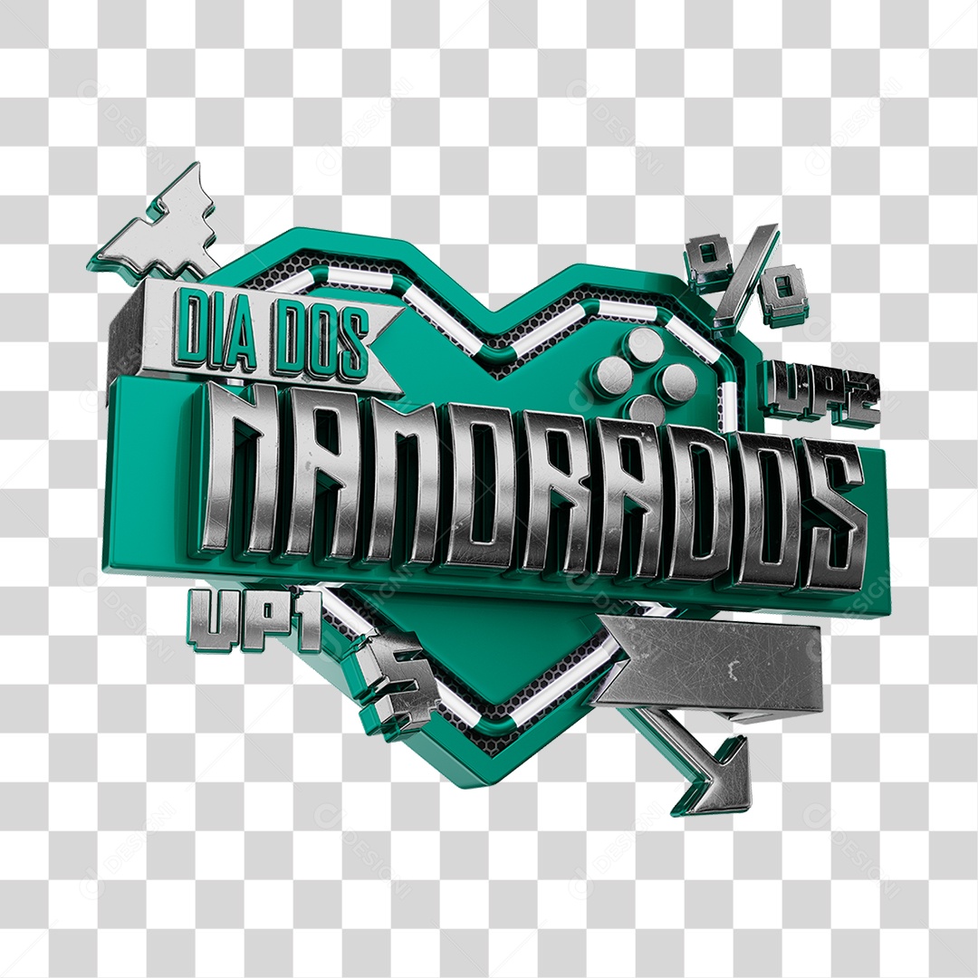 Dia dos Namorados Coração Metálico Verde PNG Transparente