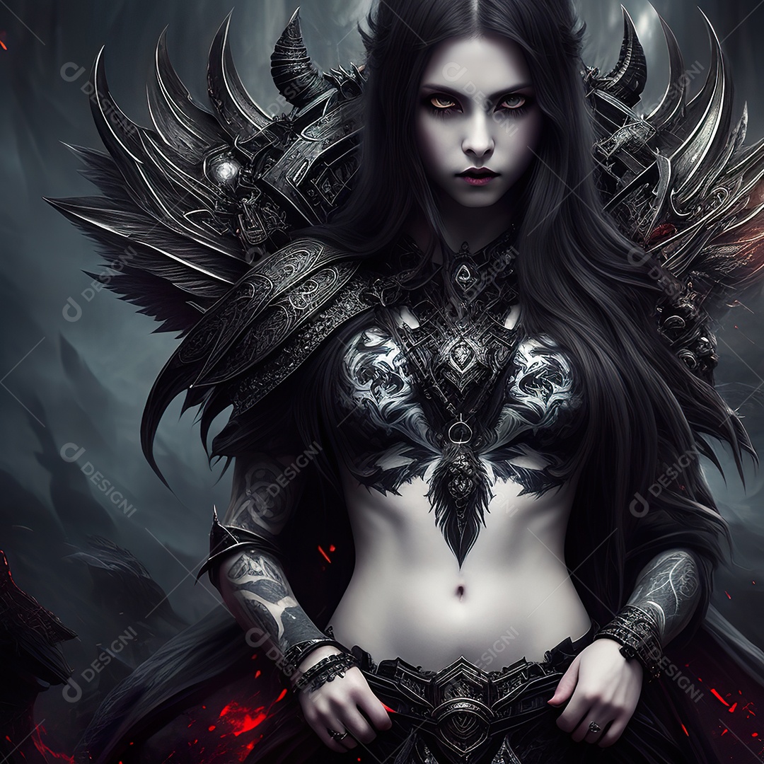 Imagem realista de mulher