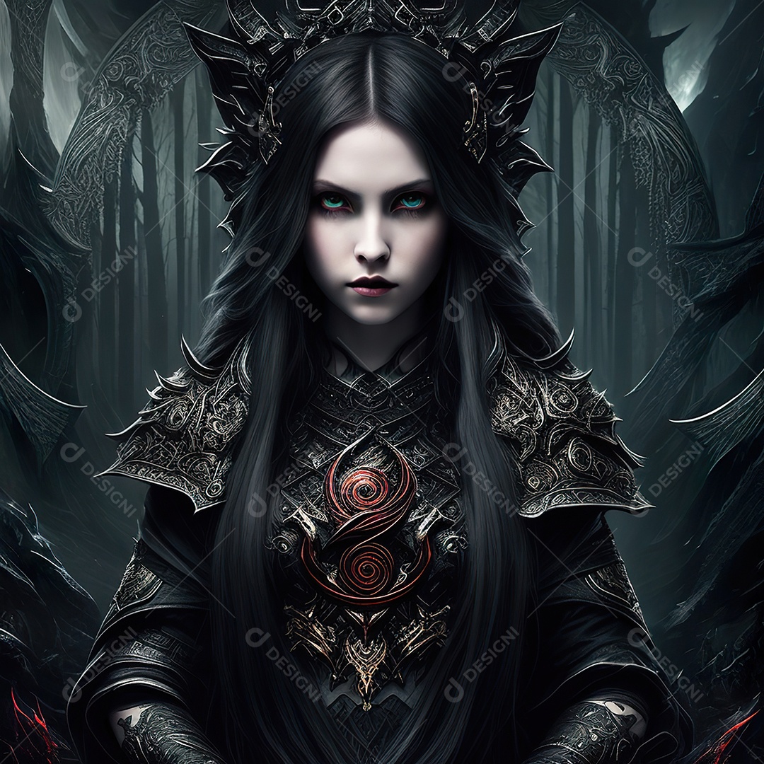 Imagem realista de mulher