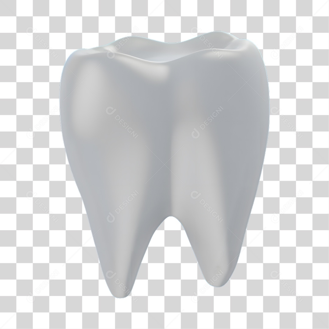 Elemento 3D Odontologia PNG Transparente