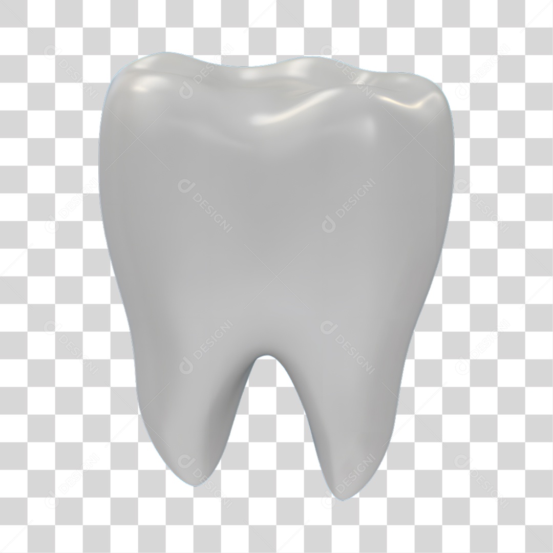 Elemento 3D Odontologia PNG Transparente