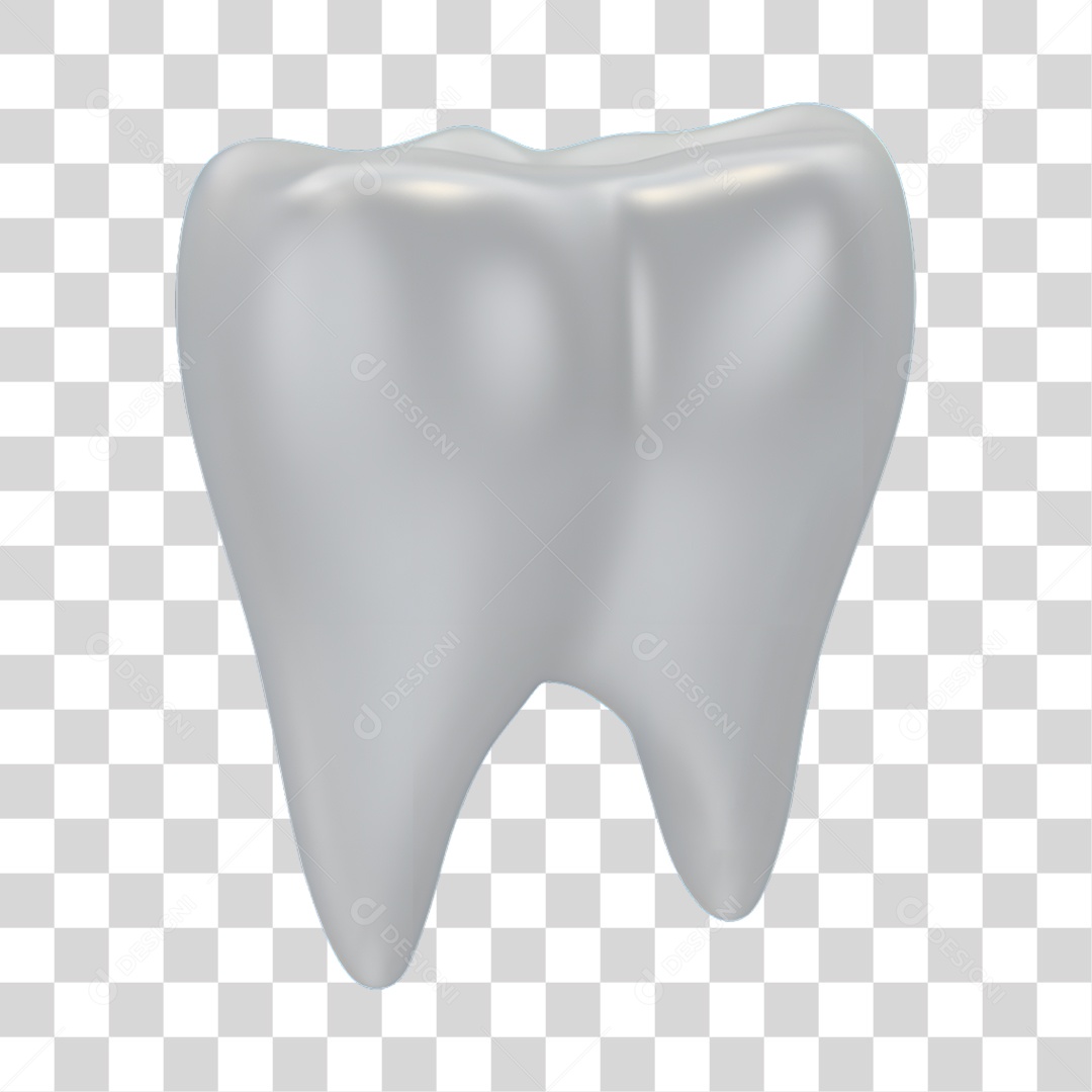 Elemento 3D Odontologia PNG Transparente