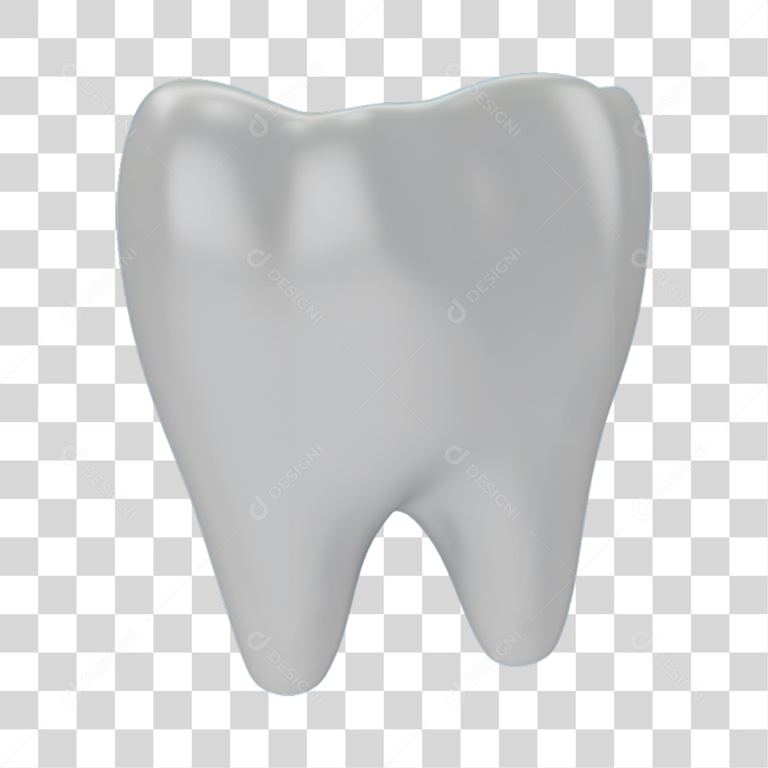 Elemento 3D Odontologia PNG Transparente