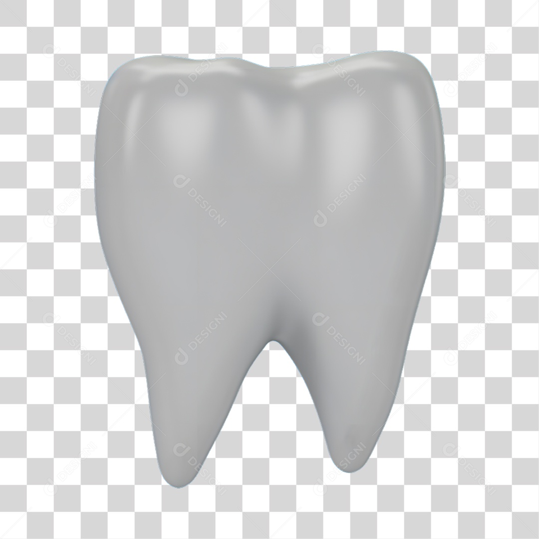 Elemento 3D Odontologia PNG Transparente