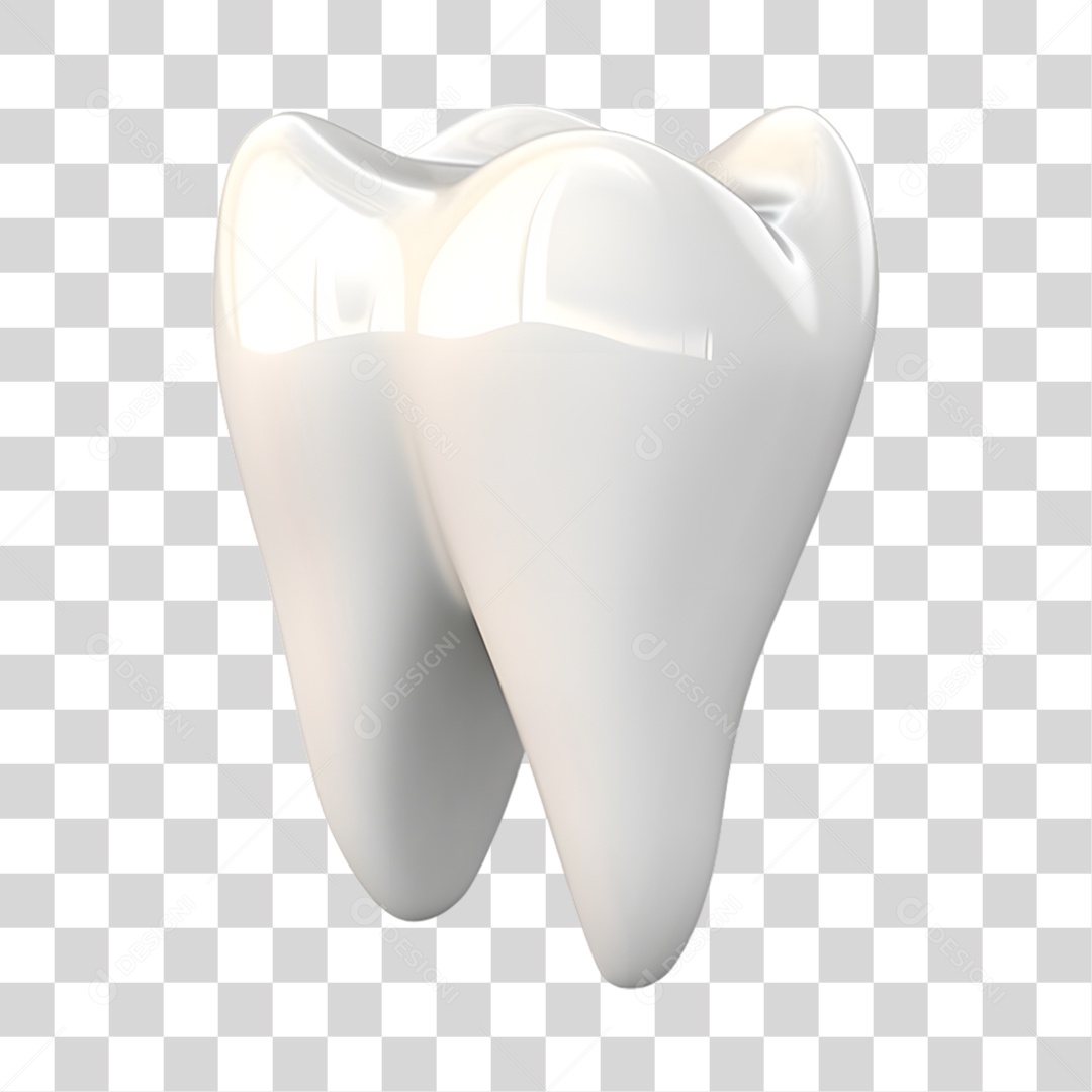 Elemento 3D Odontologia PNG Transparente