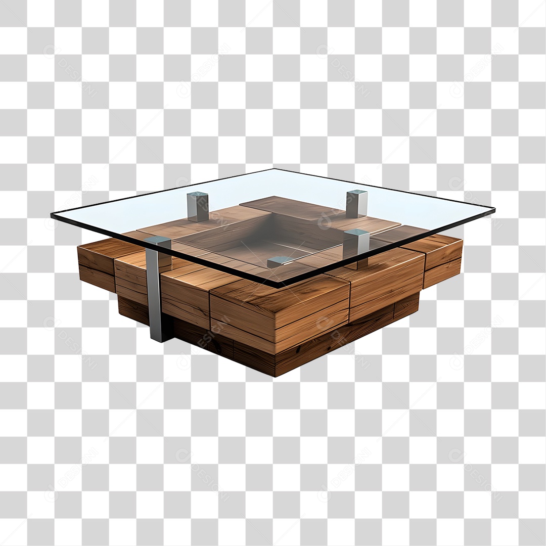 Mesa de Madeira PNG Transparente