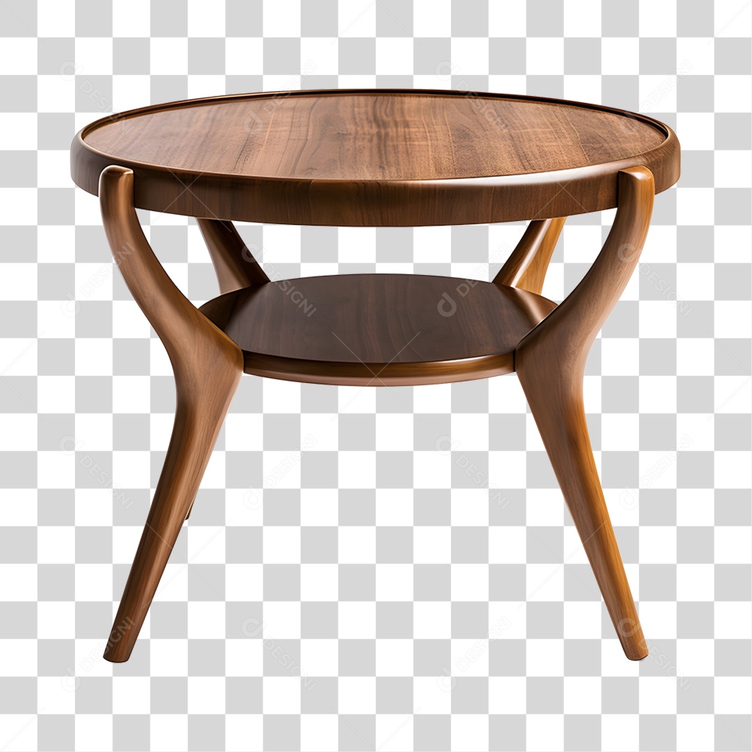 Mesa de Madeira PNG Transparente