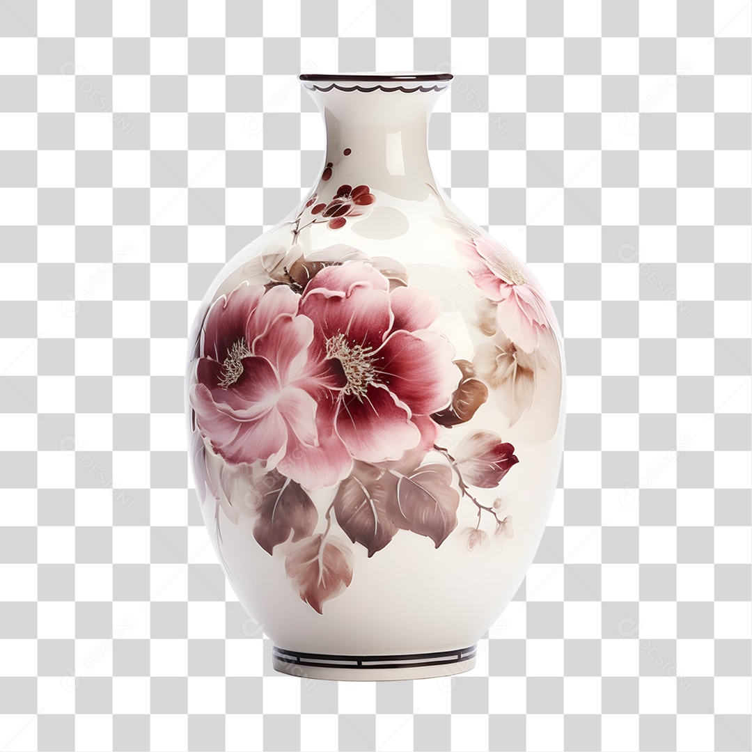 Vaz de Flores PNG Transparente