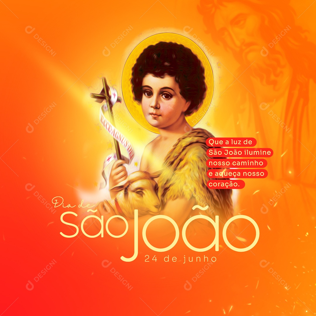 Light Our Way and Warm Our Heart Saint John Social Media PSD Editable