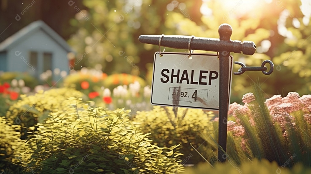 Placa de venda de imóvel