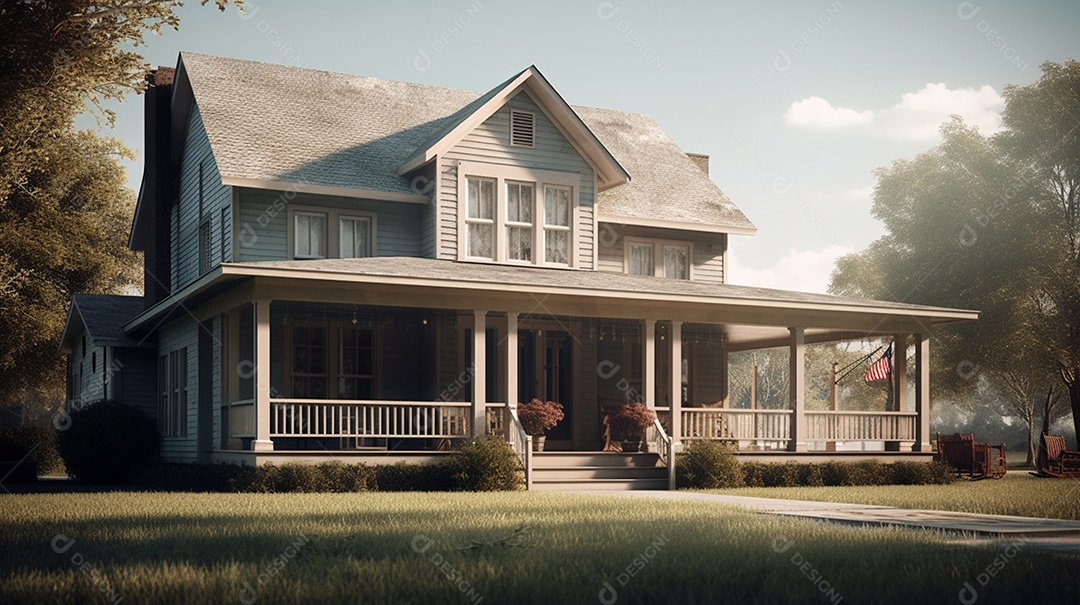 Detalhes de uma linda residência moderna