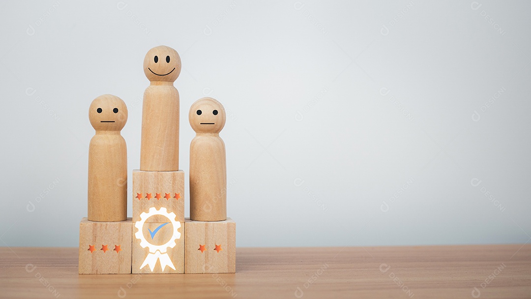 Conceito de pesquisa de satisfação do cliente, aplicativo on-line de classificação de experiência de serviço