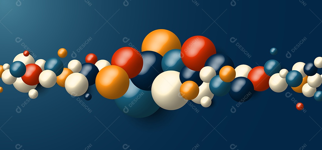 Formas Dinâmicas de Esferas Geométricas Vetor EPS