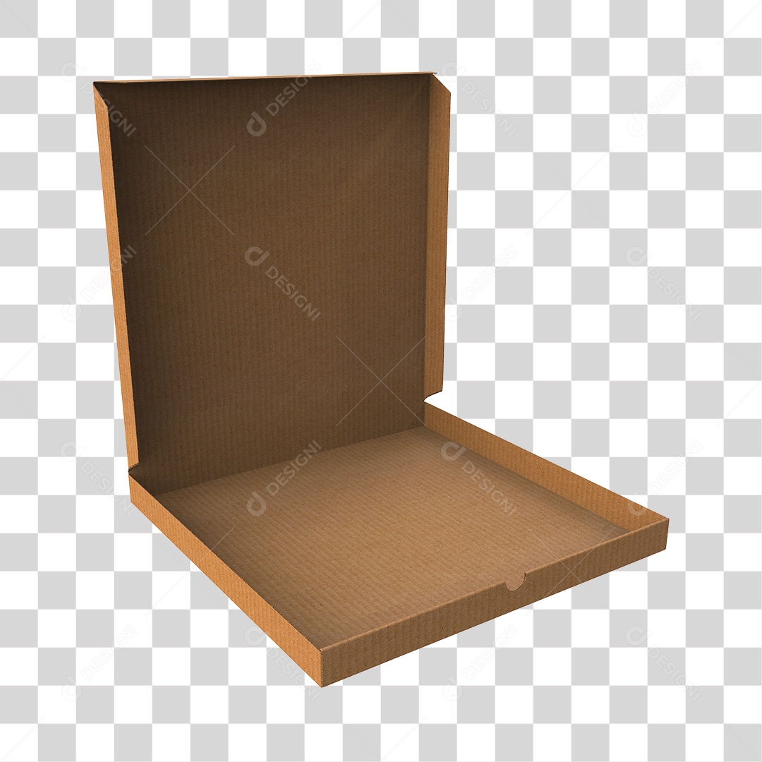 Caixa de Pizza PNG Transparente