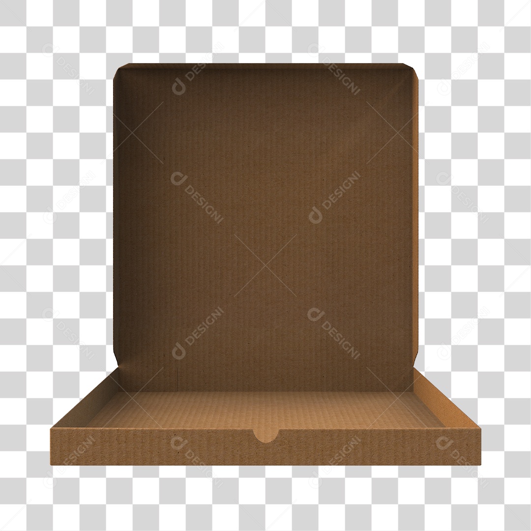 Caixa de Pizza PNG Transparente