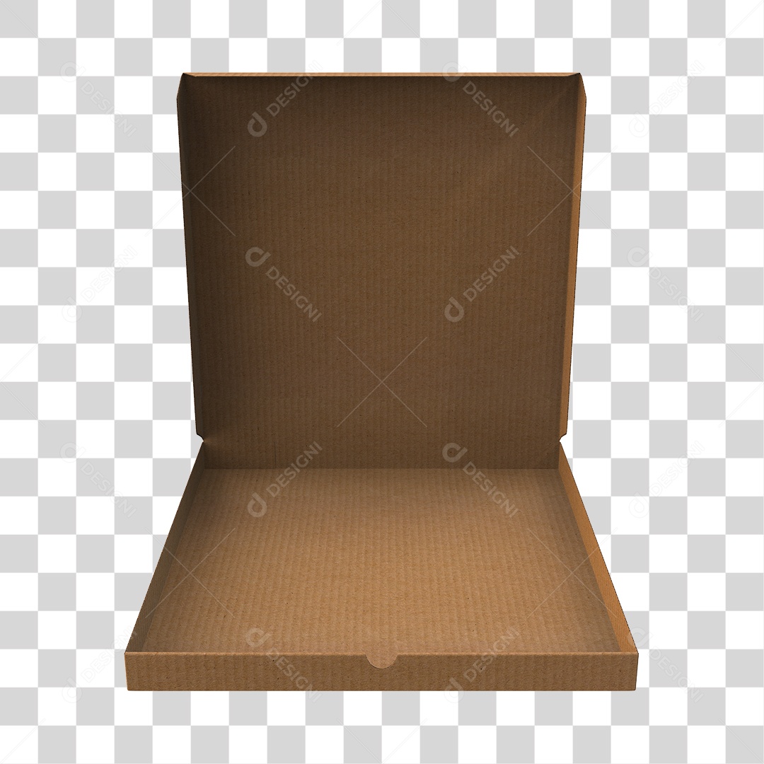 Caixa de Pizza PNG Transparente
