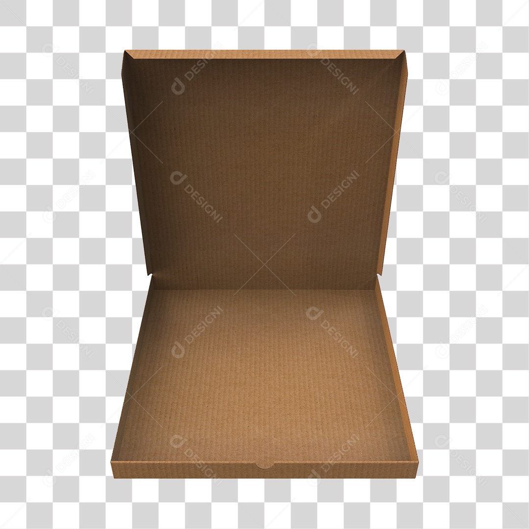 Caixa de Pizza PNG Transparente