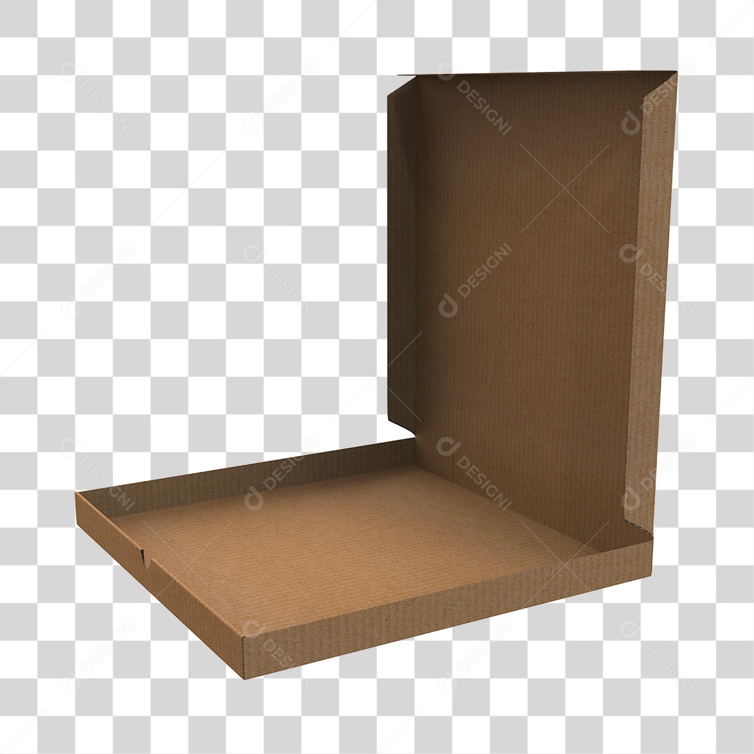 Caixa de Pizza PNG Transparente