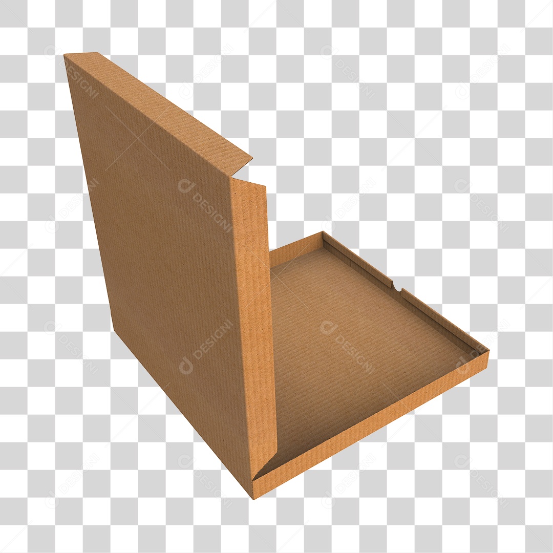 Caixa de Pizza PNG Transparente