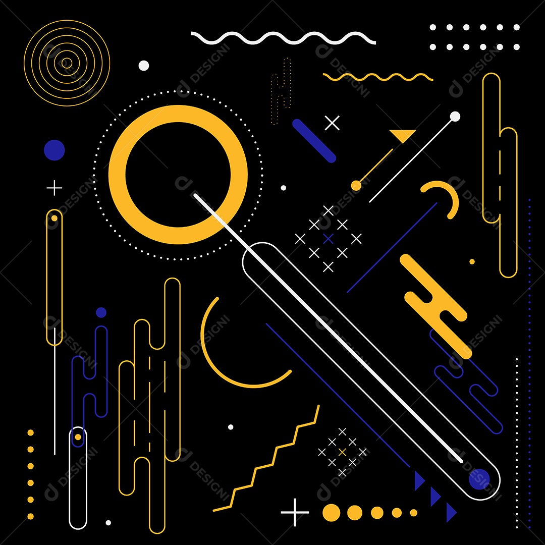 Desenhos De Formas Abstrata Vetor EPS