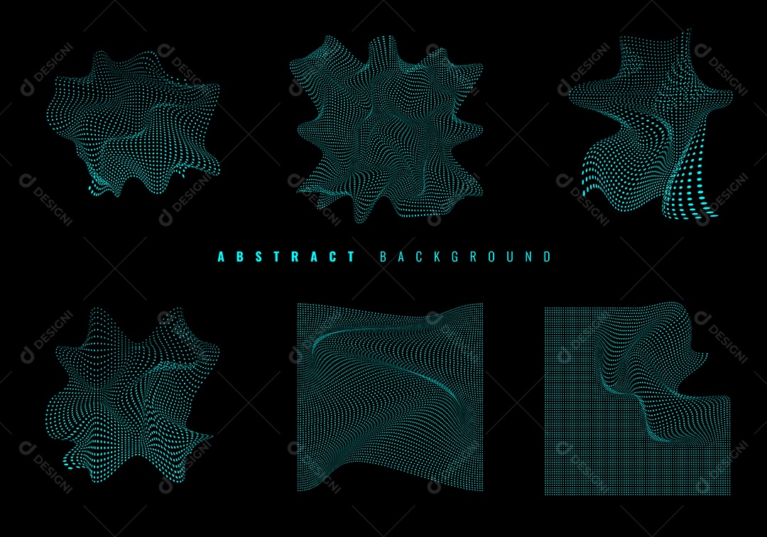 Conjunto de Elementos Partículas Vetor EPS