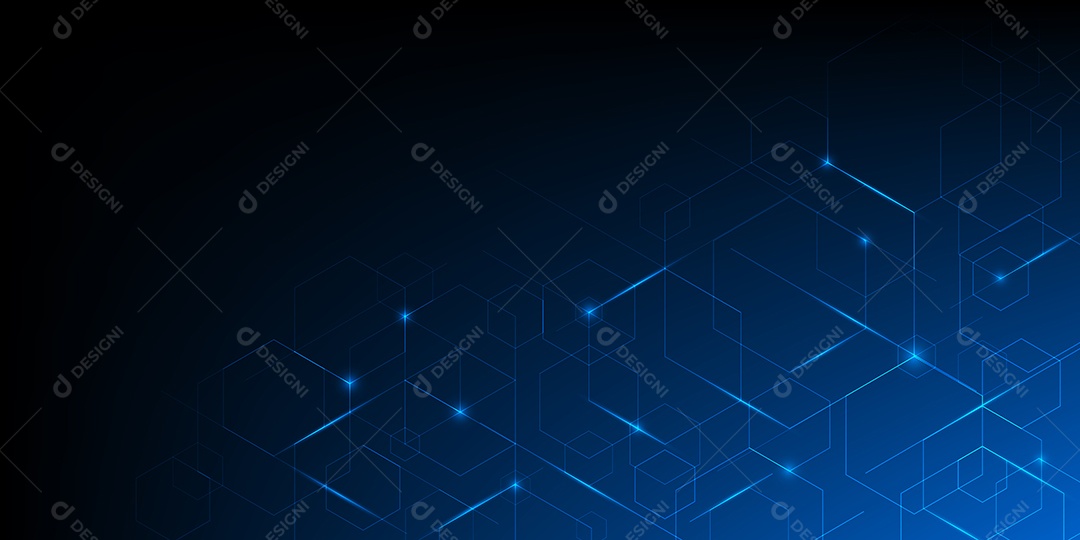 Cenário Linhas Azuis Geométricas Abstratas Vetor EPS