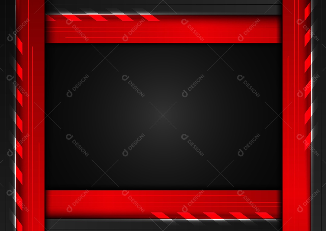 Cenário Quadro Preto e Vermelho Geométrico  Vetor EPS