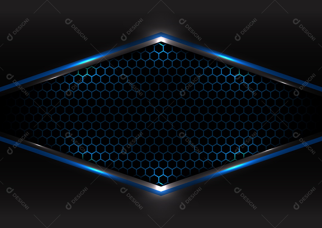 Cenário Conceito Futurista de Tecnologia Abstrata Vetor EPS