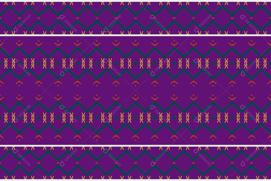 Padrão Tribal Tradicional Estilo Asteca Roxo Modernos Vetor EPS