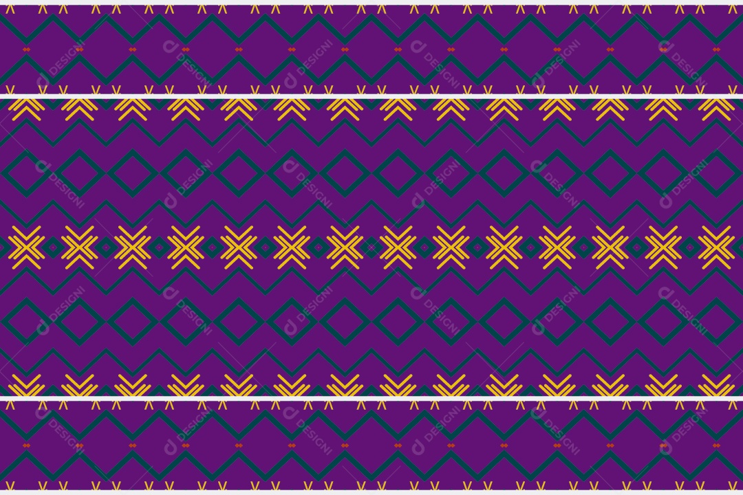 Padrão Tribal Tradicional Estilo Asteca Modernos Roxa Vetor EPS