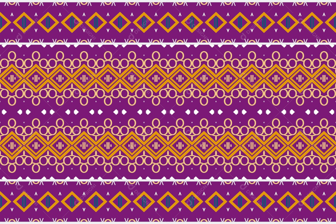 Padrão Tribal Tradicional Estilo Asteca Modernos Roxa Vetor EPS