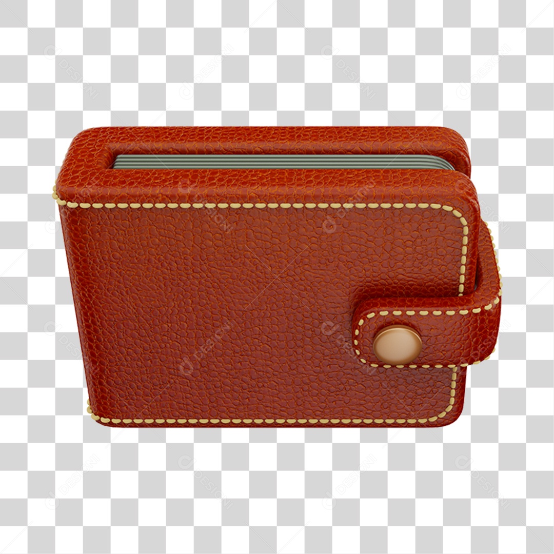 Carteira Couro PNG Transparente