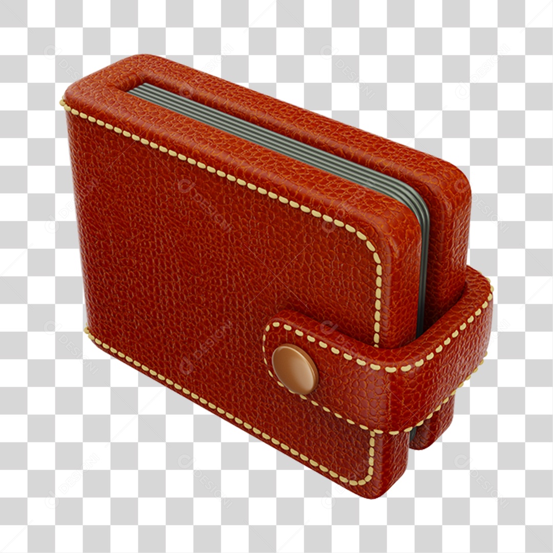 Carteira Couro PNG Transparente