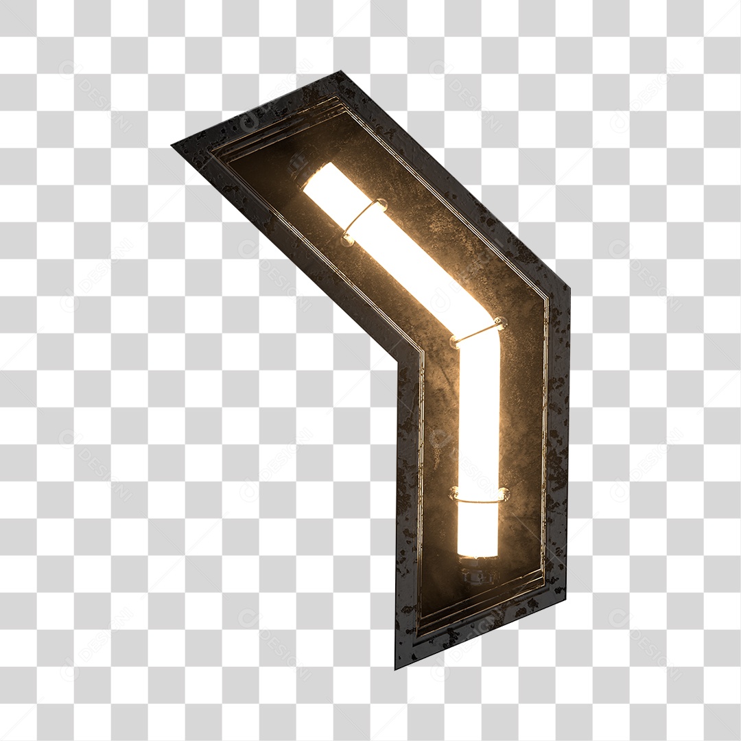 Luzes Neon Indicadoras PNG transparente