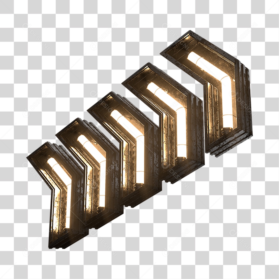 Luzes Neon Indicadoras PNG transparente