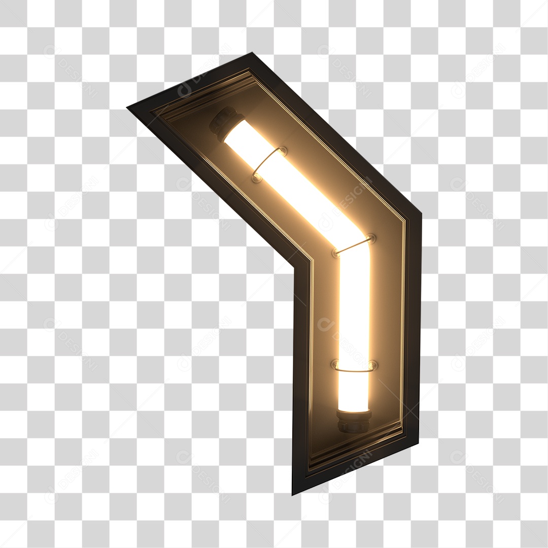 Luzes Neon Indicadoras PNG transparente