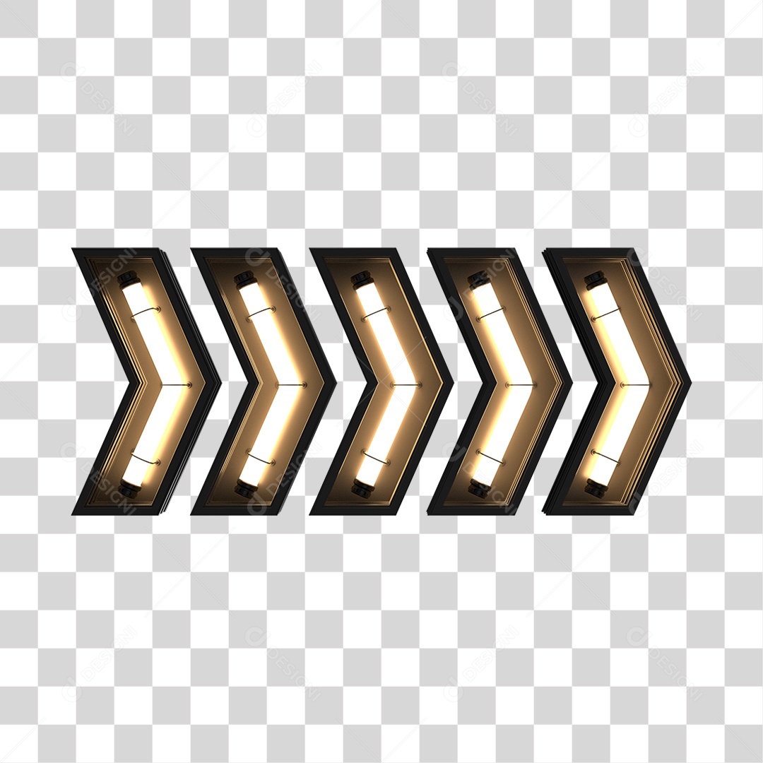 Luzes Neon Indicadoras PNG transparente