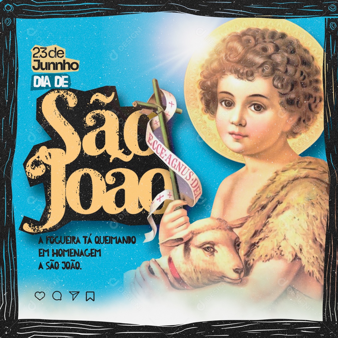 Dia de São João Social Media PSD Editável