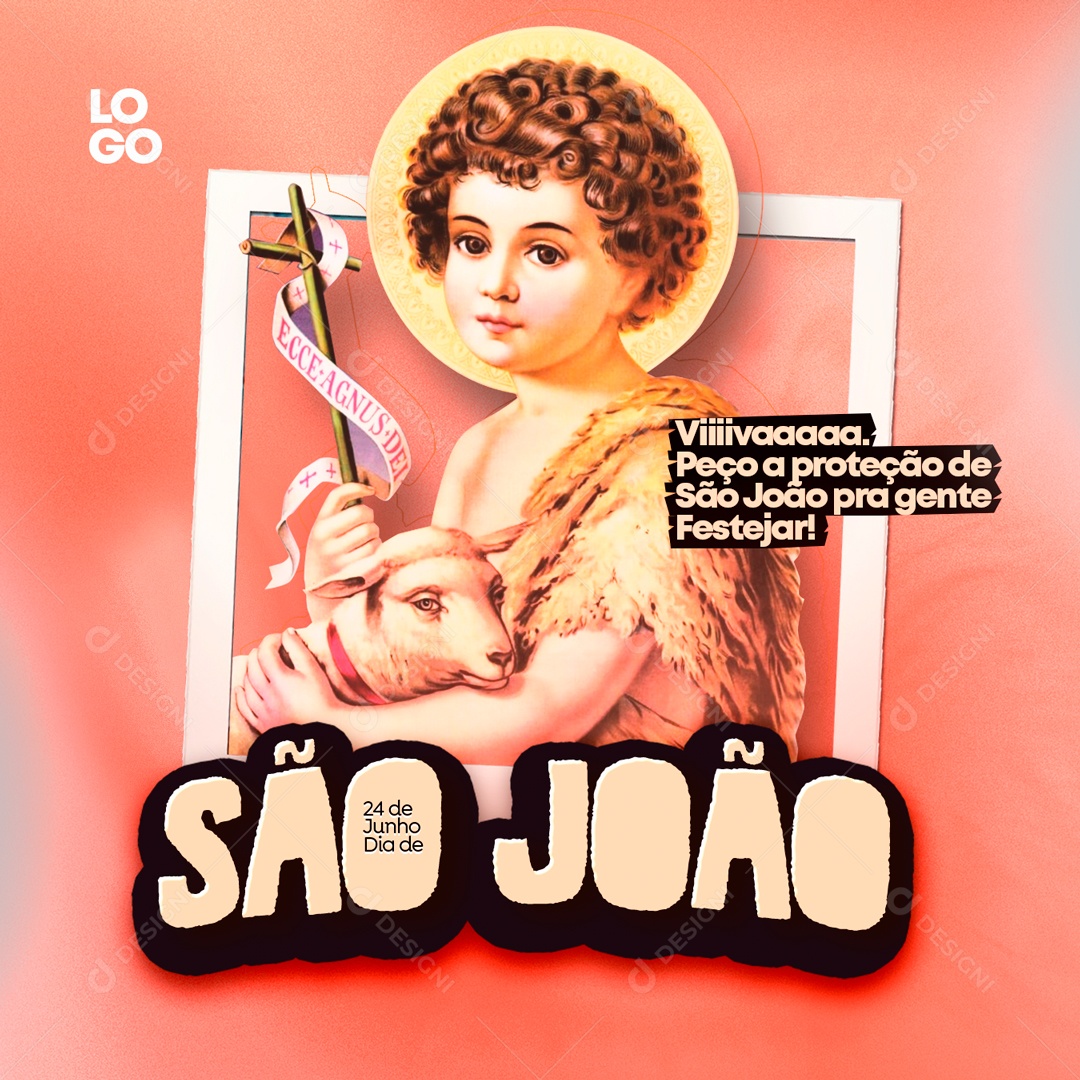 Dia de São João Social Media PSD Editável