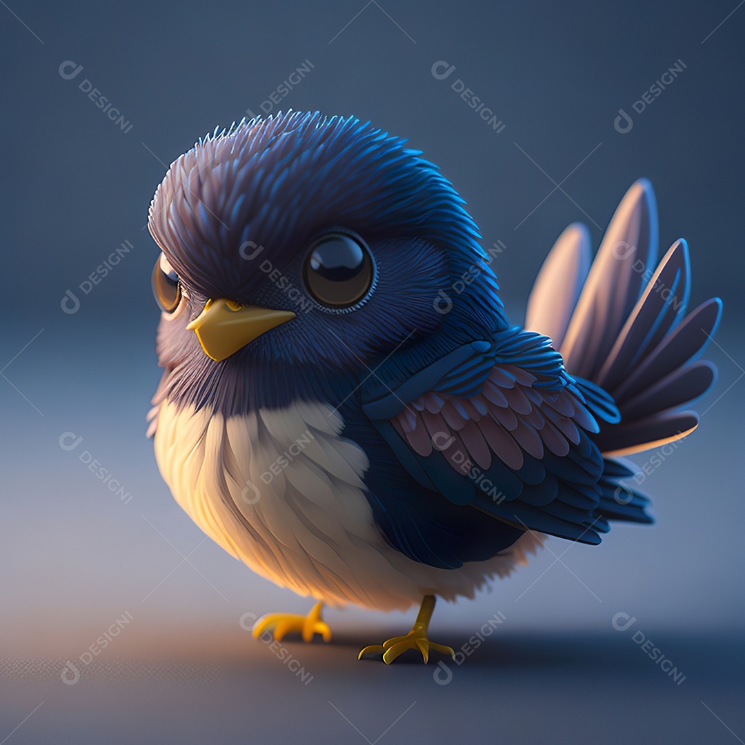 Imagem realista de passarinho