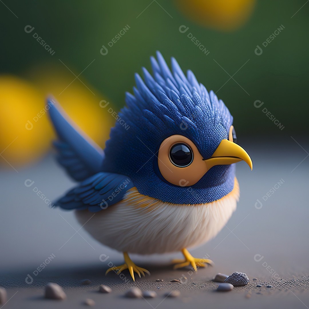 Imagem realista de passarinho