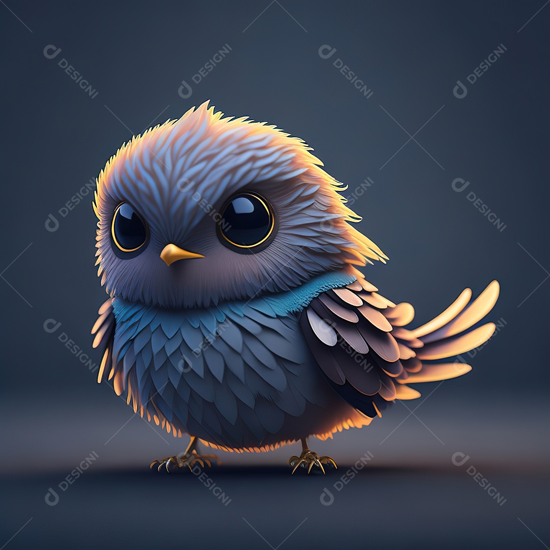 Imagem realista de passarinho