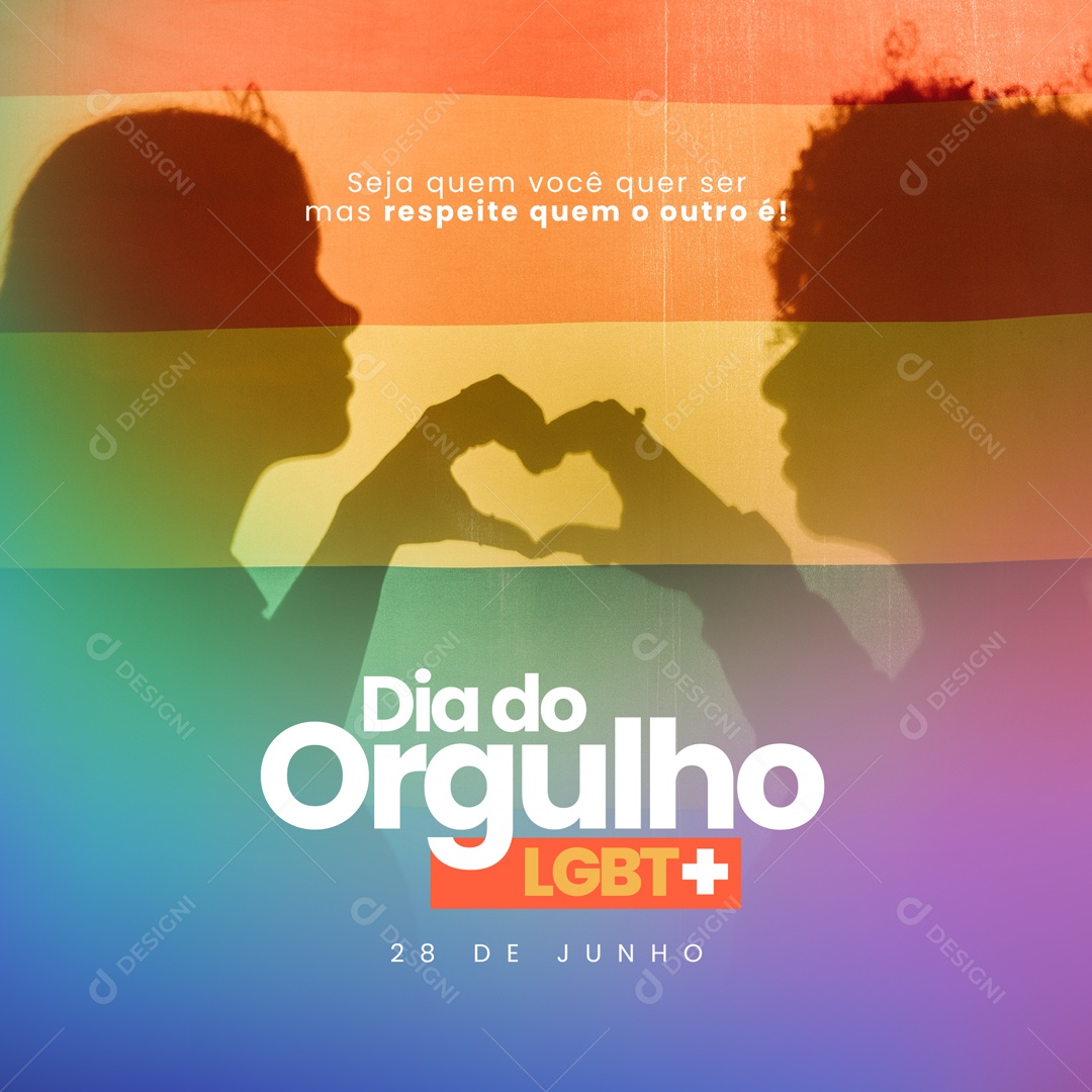 Social Media 28 De Junho Dia Do Orgulho LGBT+ PSD Editável