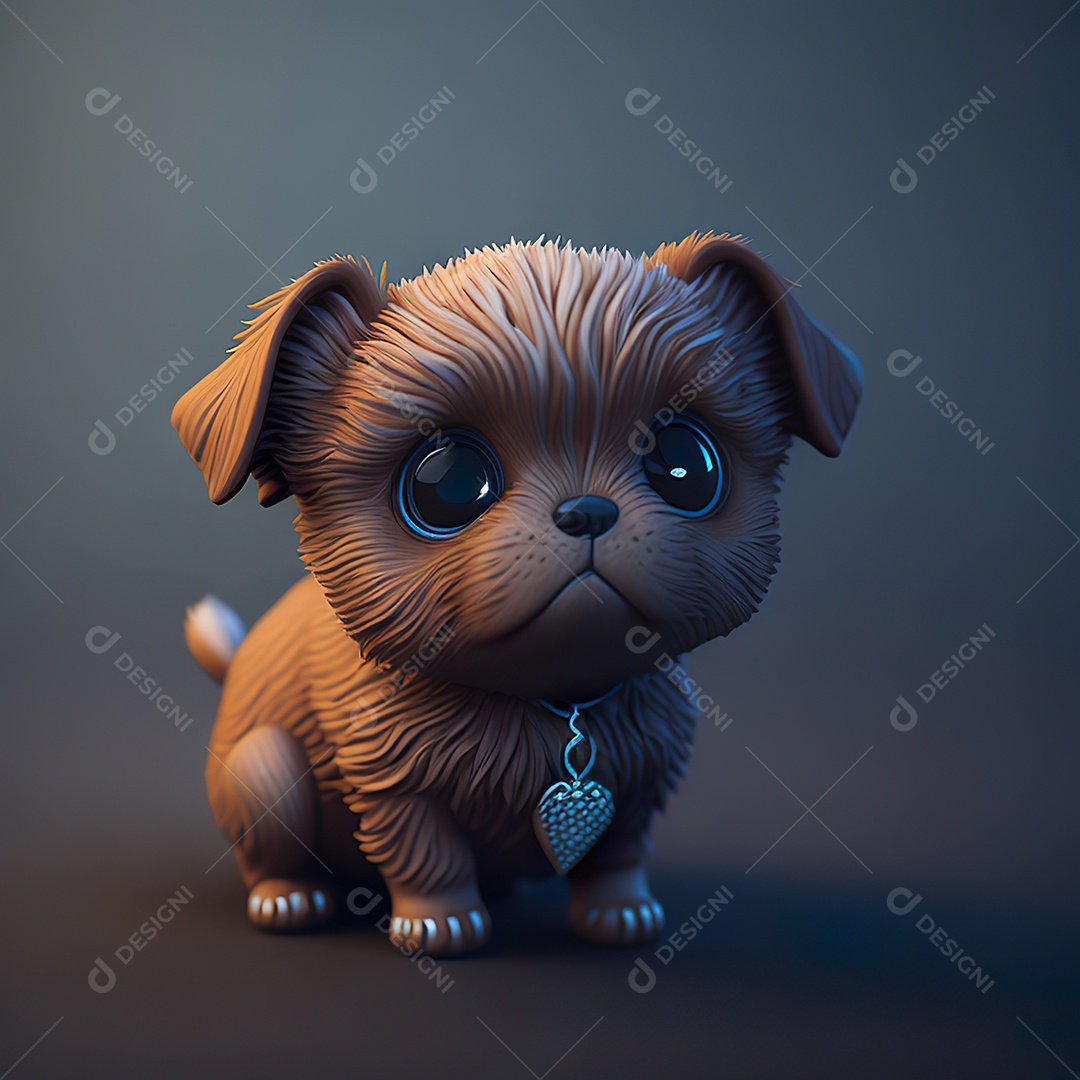 Imagem realista de cachorro