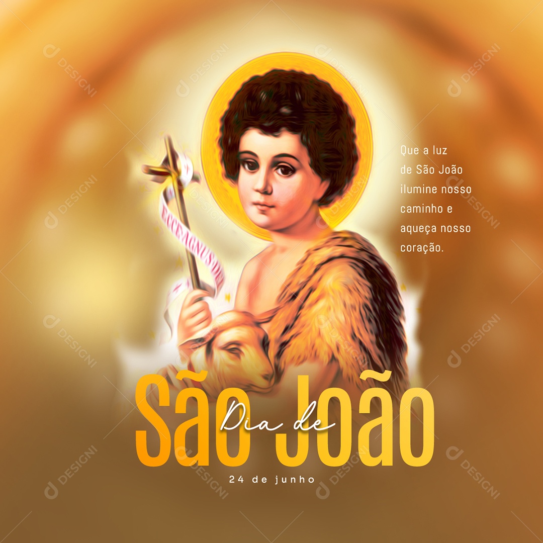 Social Media Dia De São João Ilumine Nosso Caminho PSD Editável