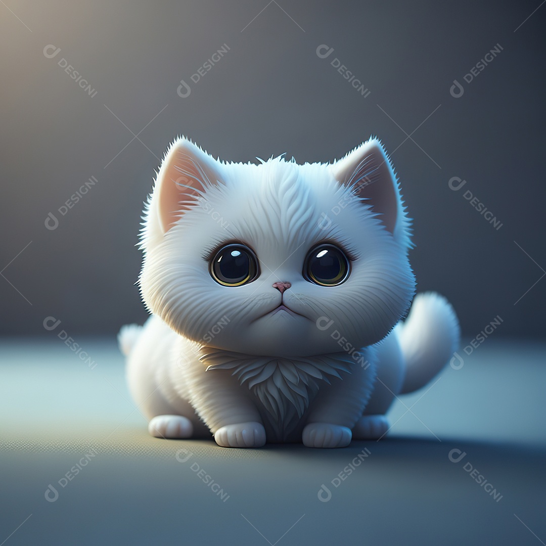 Imagem realista de gato