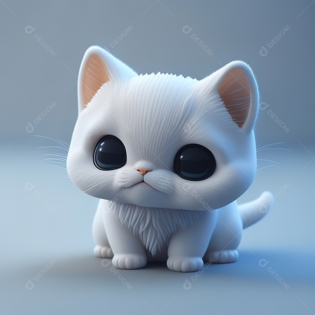 Imagem realista de gato