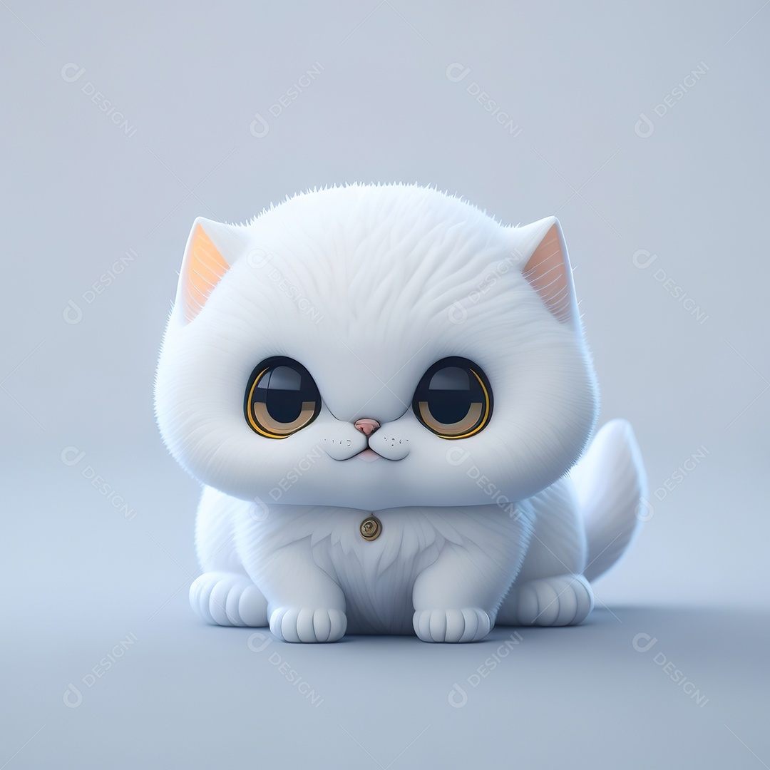 Imagem realista de gato