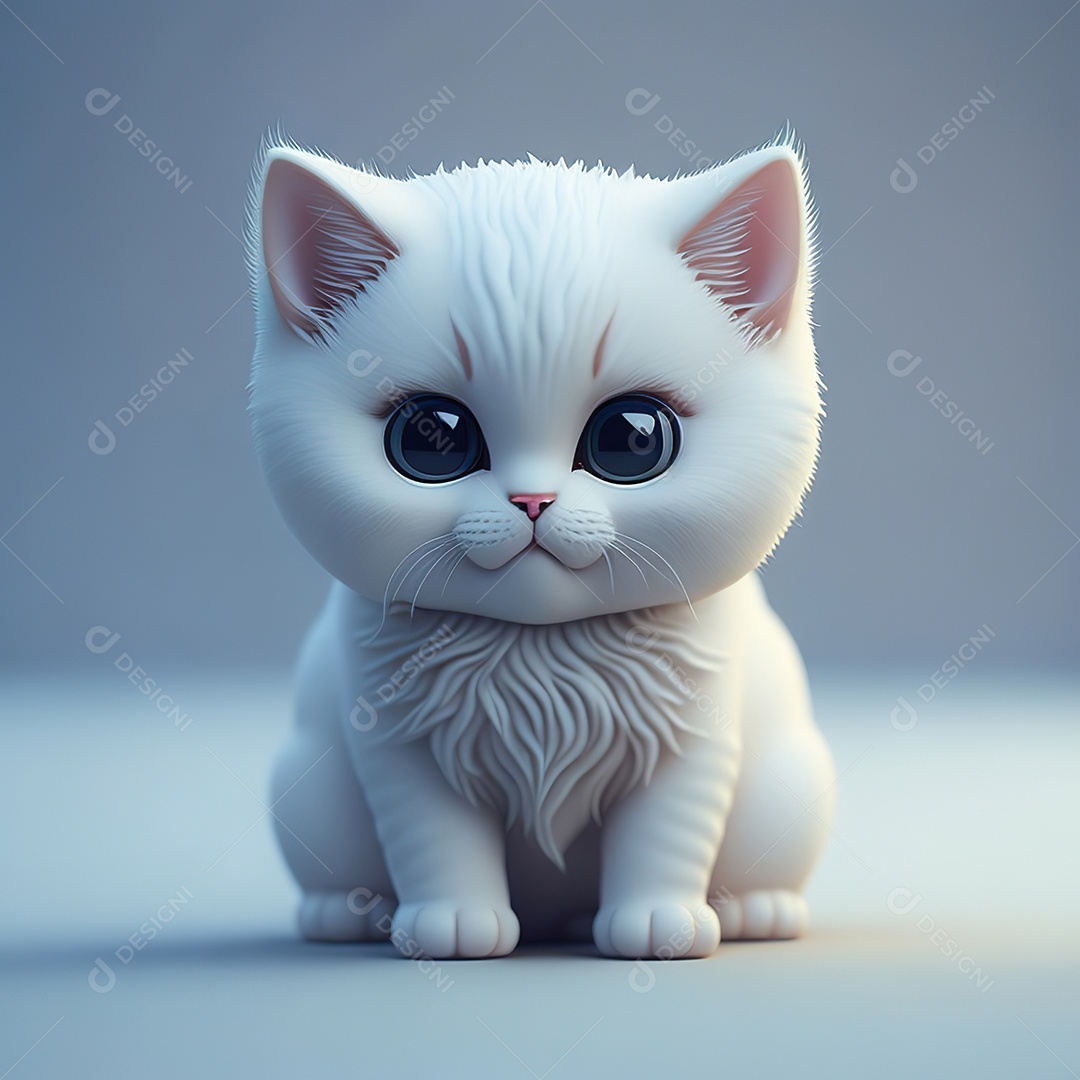 Imagem realista de gato